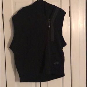 Nike black hooded vest